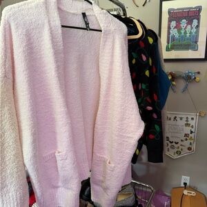 Torrid White Cardigan Sweater Open-Front Knit